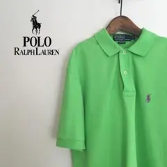 Ralph Lauren ラルフローレン ポロシャツ 刺繍ロゴ 美品