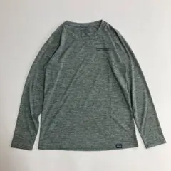 パタゴニア キャプリーンクール 長袖シャツ アウトドア ランニング 速乾 XS緑