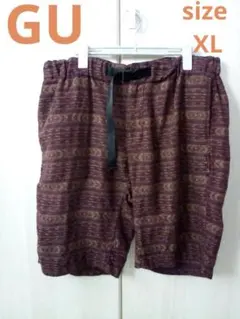 GU総柄ハーフパンツ　X Lサイズ