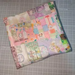 ふわふわガーゼハンカチ⭐️ユキエモン☆TOY ナイトボックス☆パープル