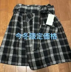 Rienda チェックミニスカート