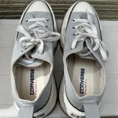 CONVERSE ALL STAR REACT グレー厚底スニーカー