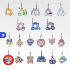 一番くじ　たまごっち　F賞　きらきらラバーチャーム　ござるっち　ふらわっち