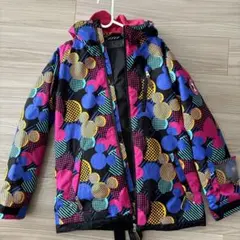 Disney ミッキーマウス柄 スノーボードジャケット　上下セット