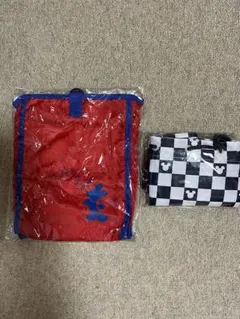 ECC  ミッキー巾着リュック&シューズケース