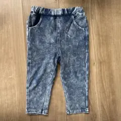 80デニム調カジュアルパンツ 95cmまで対応