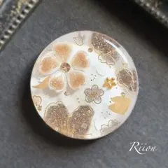 no.1153❀.*゜キラキラ和テイスト桜デザインレジンヘアゴム ❀.*゜❶