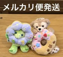 新品未使用 タグ付き ダッフィーフレンズ オルメル ぬいぐるみバッジ 2