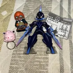 ポケットモンスター組立可動！　02ソウブレイズ　キバナ　指人形　プリンリング