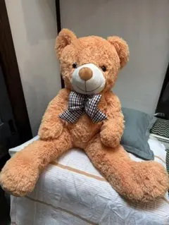 くま ぬいぐるみ 特大 巨大 ベージュ プレゼント - メルカリ