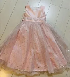 ピンク フォーマルドレス リボン付き