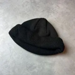 ✅古着　RACAL ラカル Roll Knit Cap ロールニットキャップ　黒
