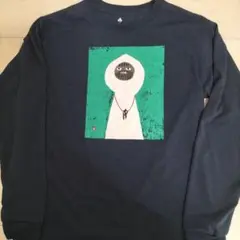 モンベル ネイビー 長袖TシャツXL　畦地梅太郎