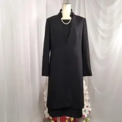 お値下げ！東京ソワール　9号　礼服　黒　コート　ワンピース　セットアップ