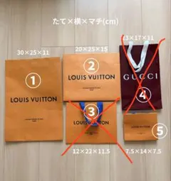 LOUIS VUITTON ルイヴィトン ショップ袋のサムネイル