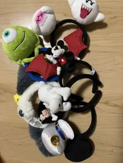 ミッキー カチューシャ テレサ ユニバ usj スヌーピー まとめ売り マイク