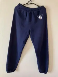 ミッキーマウス スウェットパンツ ネイビー