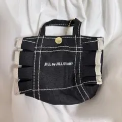 ジルスチュアート　ミニフリルトートバッグ　ブラック　美品　ガチャガチャ