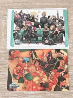 ヒロアカ 原画展 マグネットステッカー A組 緑谷 爆豪 轟 オールマイト 相澤