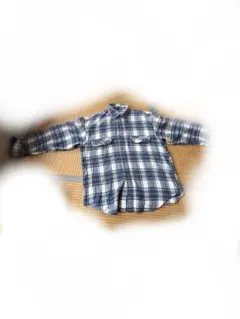 RALPH ETON チェックシャツ ネイビー Mサイズ 値下げ可のサムネイル