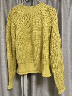 GU マスタード ニット セーター 長袖 Mサイズ