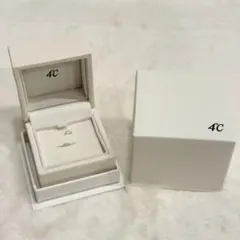 4°C ジュエリーボックス ホワイト 空箱
