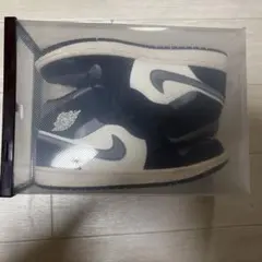 ナイキのエア ジョーダン 1 ミッド SEブラック/セイル/スモークグレー