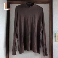 UNIQLO　ブラウン ハイネック 長袖 トップス