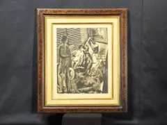 池上隆 直筆サイン 細密 鉛筆画 潮騒 額装 2号 共シール - メルカリ