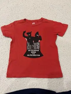 ウルトラマンゼロとウルトラスリー Tシャツ 赤