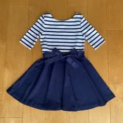ポロ ラルフローレン ワンピース キッズ 120 ボーダー