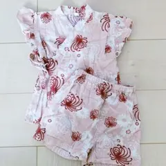 女の子　甚平　浴衣　90サイズ⑤