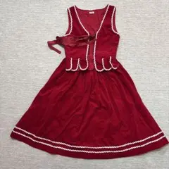 フォークダンスベストとスカートのセット ハンドメイド新品