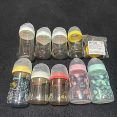 pigeon smartangel哺乳瓶 8本セット 動物柄・葉っぱ柄