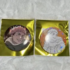 呪術廻戦 マルキューブ ポップアップ 虎杖悠仁　缶バッジ 2個