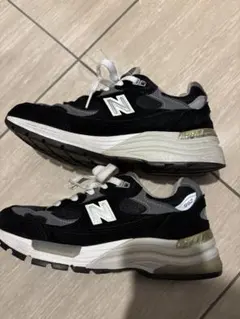 New Balance 992 ブラック/グレー　23cm