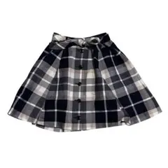 BLUE LABEL CRESTBRIDGE チェック フレアスカート ベルト