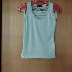 ✾✾MISCH MASCH バックレース編み 重ね着 タンクトップ セット 美品のサムネイル
