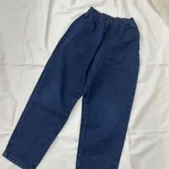 GU　デニムシェフパンツ　140　 インディゴブルー　長ズボン