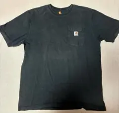 【大人気】カーハート K87 ポケットTシャツ 黒 L ポケT フェード感のサムネイル