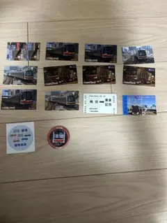 Osaka Metro 鉄道グッズ カード 缶バッジセットのサムネイル