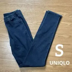 美品 ユニクロ レディース イージーニットレギンスパンツ S 073545