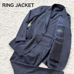 美品 Salon de GW RING JACKET スーツ 洗濯可 ネイビー - メルカリ