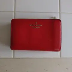 kate spade ピンク　二つ折り財布