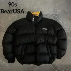 90s Bear USA ベアー リバーシブル 肉厚 ヌプシ ダウンジャケット