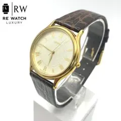 7-4521 SEIKO 5E31-6040 腕時計 ゴールド ローマ数字