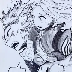僕のヒーローアカデミア 模写イラスト