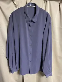 テンセルツイルビッグシャツ　ブルー　JEANASIS JEANASIS - テンセルツイルビッグシャツ ブルー JEANASISの通販 by な