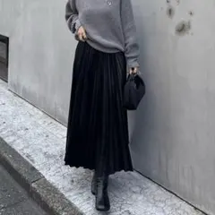 GRL グレイル プリーツ スカート