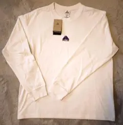 【新品】NIKE ACG ロンT 長袖Tシャツ XL ホワイト 刺繍ロゴ